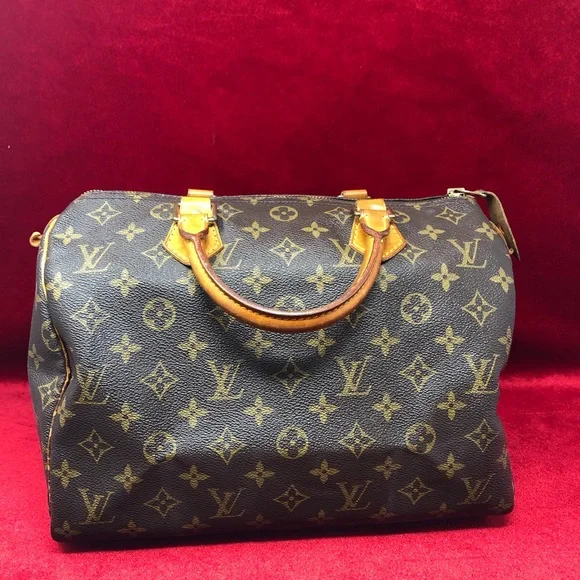 Authentic Louis Vuitton tote bag speedy 30 - Picture 2 of 16